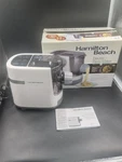 Hamilton Beach 86650 Electric Pasta & Noodle Maker - White. Fixed Price $74.99.