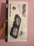 Dominion D1012B Double Burner 1800W Electric Hot Plate Black. Fixed Price $30.00.