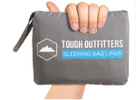 Tough Outfitters Sleeping Bag Liner Gray - No Zipper. Fixed Price $20.97.