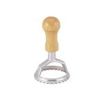 Fantes Ravioli Maker Stamp Set, Round With Wooden Handle Fluted Edg.... Fixed Price $16.93.