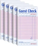 Guest Check Books For Servers, 5 Pack Of EP-3632-1 Note Pads, Thick. Fixed Price $14.04.