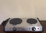 Waring DB60 Professional Double Burner Countertop Cooktop 1800W Stainless. Fixed Price $129.99.