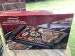 Brentwood TS-642 1000 Watt Smokeless Indoor Electric Copper Grill. Fixed Price $37.00.