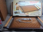 Vtg 1979 Bissell 20.5 X 11" Removable Cord Hardwood Handles 152-00 Warming Tray. Fixed Price $25.99.