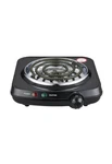 Single Coil Electric Burner And Hot Plate, 1100W, Black. Fixed Price $19.99.