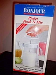 Bonjour Pitcher For Blending Mixing Frothing Beating & More 32 Oz. Fixed Price $9.99.