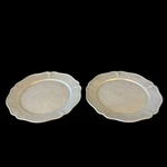 Oneida Vintage Cambridge Colonial Armetale Scalloped Desert Plate 6"D Set Of 2. Fixed Price $17.99.