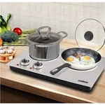 Cusimax Double Burner 1800W Ceramic Electric Hot Plate Cooktop New Ob. Fixed Price $69.99.