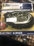 Elite Cuisine ESB-300X Maxi-matic 750W Single Burner Electric Hot Plate Black. Fixed Price $69.99.