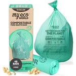 Myecoworld Compostable Kitchen Waste Bags - 48 Count 100% Certified. Fixed Price $31.31.