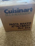 Cuisinart Pasta Maker Attachment DLC-854. Fixed Price $34.99.