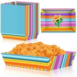 50 Pack Cinco Mayo Party Decorations - Paper Food Trays Small, Chroma. Fixed Price $23.76.
