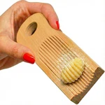 Kneadeat Unique Curved Gnocchi Board Paddle, Design For Handmaking. Fixed Price $14.66.