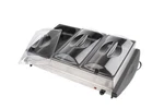 Cooksessentials Stainless Steel 3-SECTION Nonstick Buffet Server. Fixed Price $84.99.