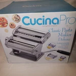 Cucinapro Classic Pasta Maker Deluxe 3 Attachments Spaghetti Ravioli. Fixed Price $45.00.