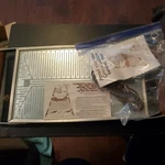 Nos Salton Food Warmer Cosmopolitan Automatic Electric Tray Glass Walnut H121. Fixed Price $99.97.
