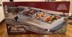 Buffet Server Triple Station With Warming Tray Brentwood BF-315 200W New Box. Fixed Price $30.00.