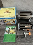 Marcago Atlas TH-150F Pasta Maker Stainless Steel Noodle Parts Only-no Crank. Fixed Price $19.99.