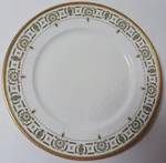 Antique Ahrenfeldt Limoges Dinner Plates 9.5 China Green Gold Set J.w. Grant. Fixed Price $149.99.