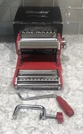 Shule Red & Stainless Steel Home Pasta Maker Noodle Roller Machine New Ob. Fixed Price $38.00.