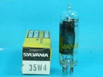 Sylvania 35W4 Tube Nos Nib Grey Plate Valvola Hre Valve Single. Fixed Price $7.88.