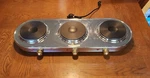 Cuisine Cookware Inc Command Performance Gold MK-337 Triple Burner Buffet No Pot. Fixed Price $49.99.