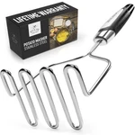 Zulay Kitchen Stainless Steel Potato Masher Silver. Fixed Price $11.99.