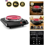 Electric Countertop Single Burner, 1000W Cooktop With 6" Stainless Steel Coil.... Fixed Price $32.76.