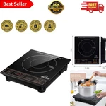 Compact 1800W Induction Cooktop - Digital Control And Timer For Precise Cooking. Fixed Price $120.99.