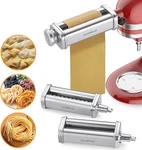 Kitchenaid Pasta Maker Attachment Set: Rollers & Cutters For Fresh. Fixed Price $133.99.