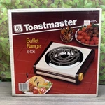 Toastmaster Vintage Single Burner Works Buffet Range Model 6406. Fixed Price $24.99.