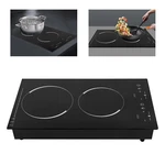 1200W+1100W Induction Cooktop Countertop Dual Cooker Burner Stove Hot Plate 110V. Fixed Price $144.50.