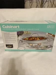 Cuisinart Classic Entertaining Collection 13.5 2.5 Quart Oval Buffet Server Ex. Fixed Price $60.00.