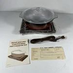 Cosmopolitan Hot Casserole 1976 Salton Tray Food Warmer With Fire King New. Fixed Price $70.00.