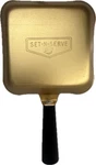 Vintage Set-n-serve Gold Anodized Aluminum Square Pan Mcm Serveware Maximalist.. Fixed Price $31.00.