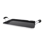 Imusa 17"X10"CERAMIC Double Burner Griddle Black: Stovetop. Fixed Price $27.99.