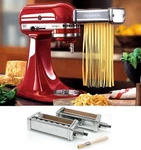 Kitchenaid Kpca 2PC Stainles Steel Pasta Angel Hair Cuter Stand Mixer Attachment. Fixed Price $129.99.