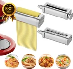 Kitchenaid Pasta Attachment Set 3 Piece Roller Spaghetti Fettuccine Cutter. Fixed Price $89.00.