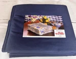 Solid Navy Blue Waterbridge Dinner Electric Warmer 15 Plates Nwot. Fixed Price $14.97.