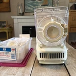 Popeil P400 Pasta Maker With Attachments And 24 Dies Pre-owned In Good Condition. Fixed Price $67.95.