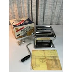 Vintage Ampia Tipo Lusso Mod 150 Pasta Machine Omc Italy Chrome Manual Maker Box. Fixed Price $49.95.