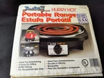 Vintage Broil King Hurry Hot Hhri Portable Range Plate Original Box. Fixed Price $25.00.