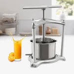Fruit Wine Press 0.8 Gallon - Manual Juicer With Stainless Steel Design. Fixed Price $86.20.
