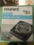 Courant Electric Burner 1000W Model Ceb 1100K. Fixed Price $29.00.