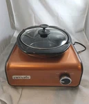 Crock-pot Hook Up SCCPMD2-CP Modular Entertaining System Slow Cooker. Fixed Price $59.99.