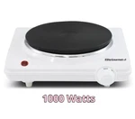 Elite Gourmet ESB-301F Countertop Single Cast Iron Burner, 1000 Watts Electric. Fixed Price $30.89.