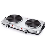 Sunavo Hot Plates For Cooking, 1800W Electric Double Burner With Silver. Fixed Price $90.99.
