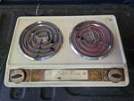 Vintage Broil King Double Burner Buffet Range Cooktop Works Great Portable. Fixed Price $49.95.