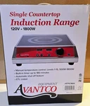 Avantco Countertop Induction Range Single Burner Commercial Restaurant 1800W. Fixed Price $250.00.
