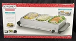 Kitchen Select- 3TRAY Buffet Server-new-open Box- #BS-35. Fixed Price $15.95.